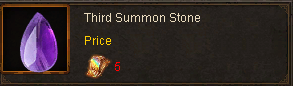 Third Summon Stone item.